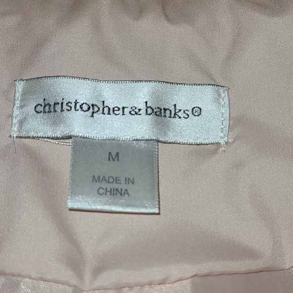 EUC Christopher Banks Light Pink Vest - Picture 5 of 5
